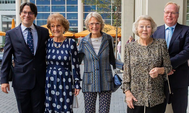 Princess Margriet, Princess Irene, Princess Beatrix and Prince Carlos attended an anniversary concert at Amare