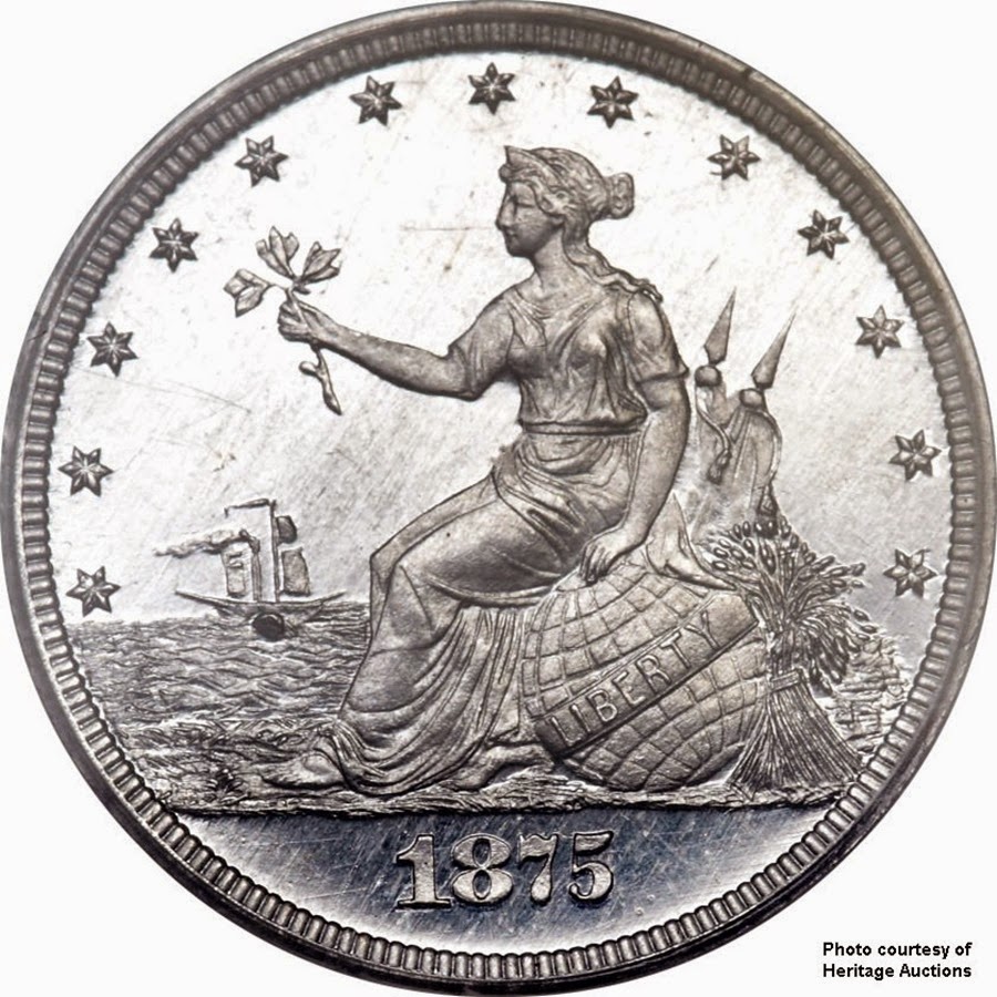 Look at the Ship!Pattern-1875-Seashore-obv