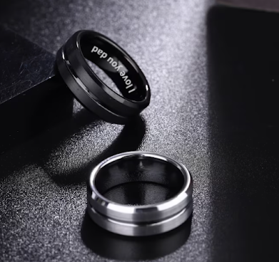 custom engraved ring for women