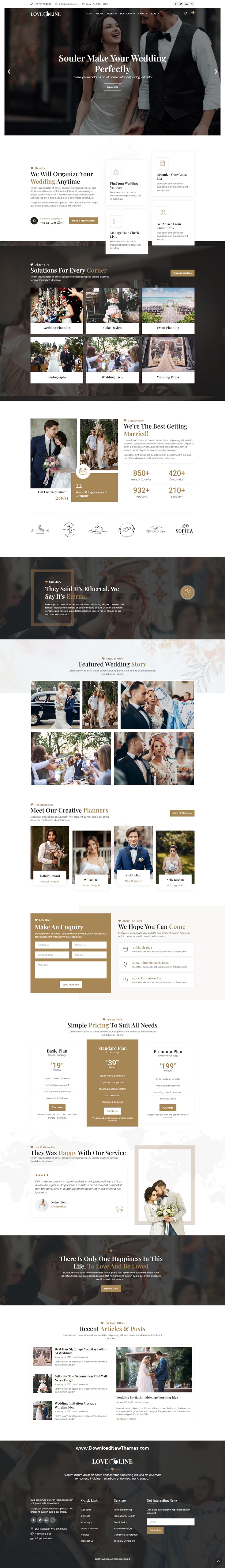 Loveline - Wedding & Wedding Planner Elementor Pro Template Kit Review