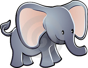 Baby cartoon elephant picture