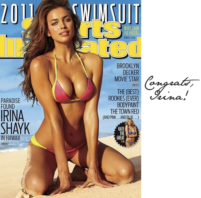 Irina Shayk is the lucky cover girl for Sports Illustrated's 2011 Swimsuit