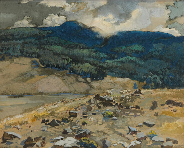 La forêt de l'Akfadou - Kabylie. 1919 - Léon Carré