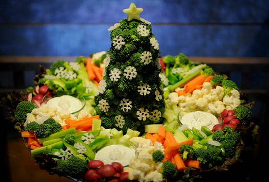 fruit and veggie christmas tree ideas