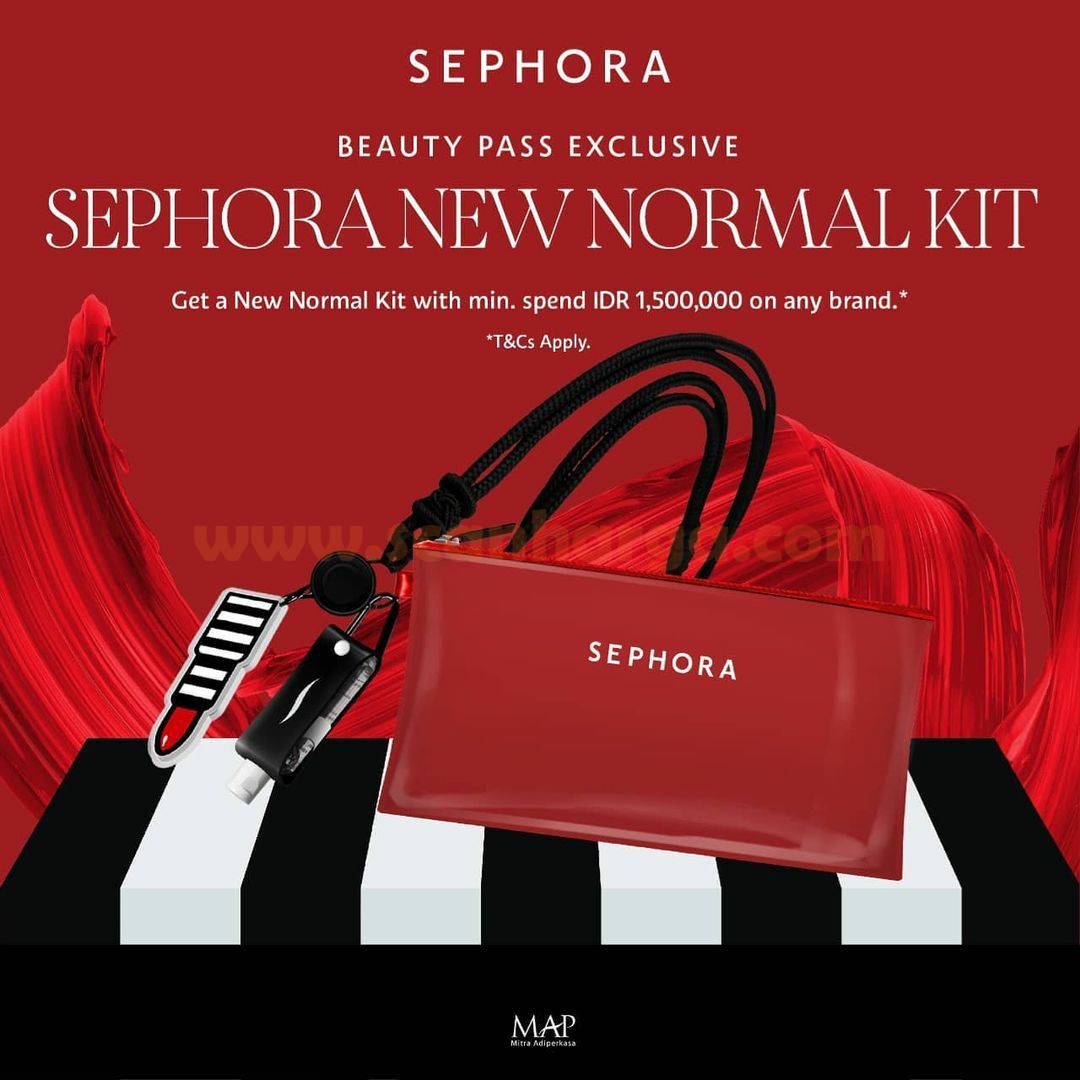 SEPHORA Promo Lunar New Year - Get Sephora New Normal Kit with min. spend IDR 1,500,000