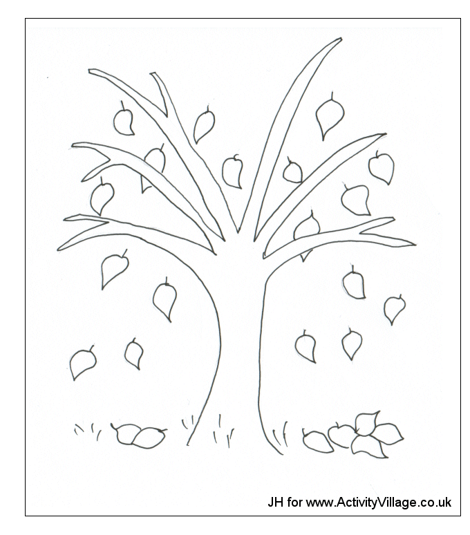 Autumn Coloring Pages Printable