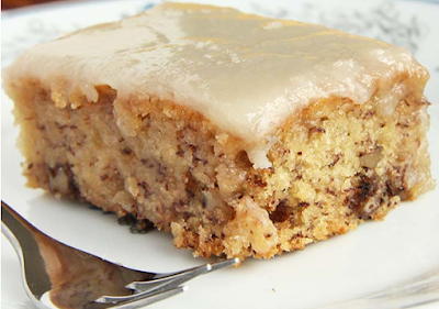  The sweet taste of banana bread brownies finished with a darker margarine icing Banana Bread Brownies #Banana#bread