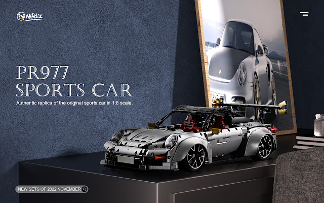 Nifeliz PR977 Race Car Compatible With Lego