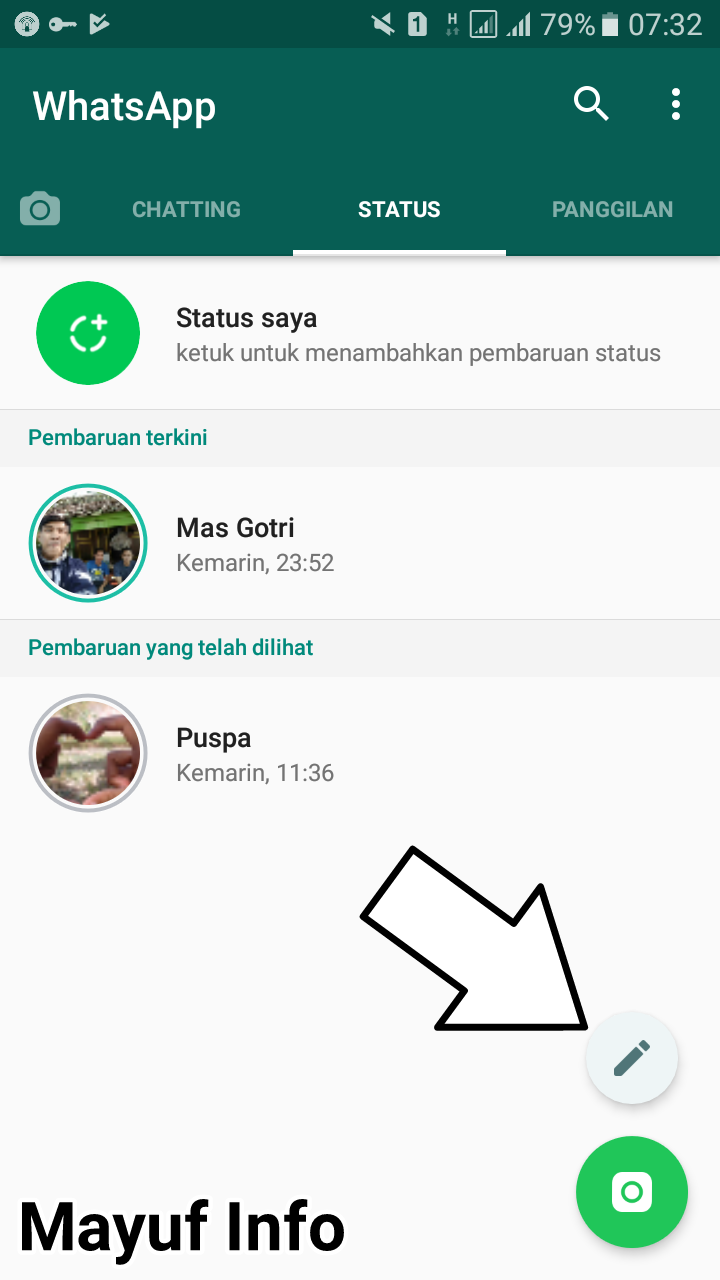 Cara Membuat Status Tulisan Unik Dan Keren Dengan Background Di Whatsapp