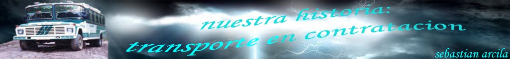 historia del transporte terrestre en contratacion