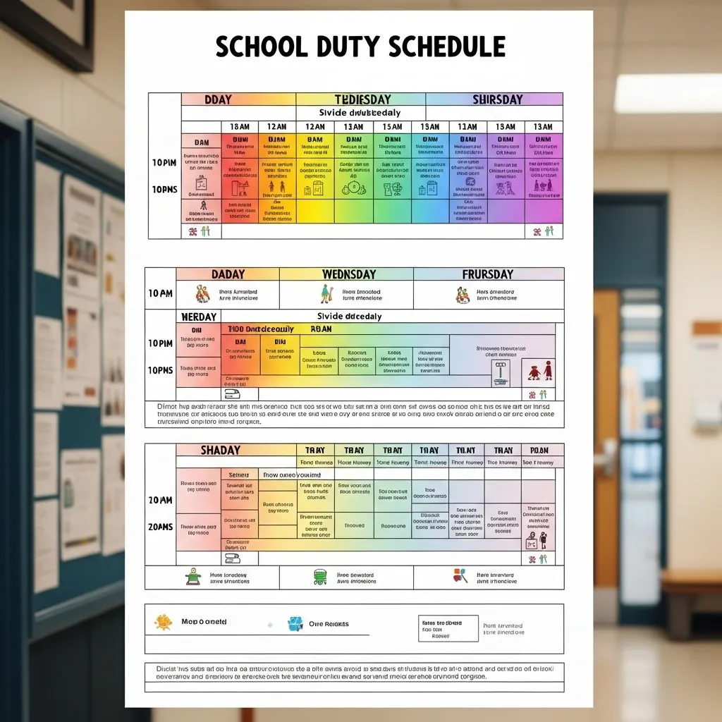 Contoh Jadwal Piket Sekolah