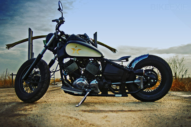  free the wheels Dragstar V Star650 Bobber 