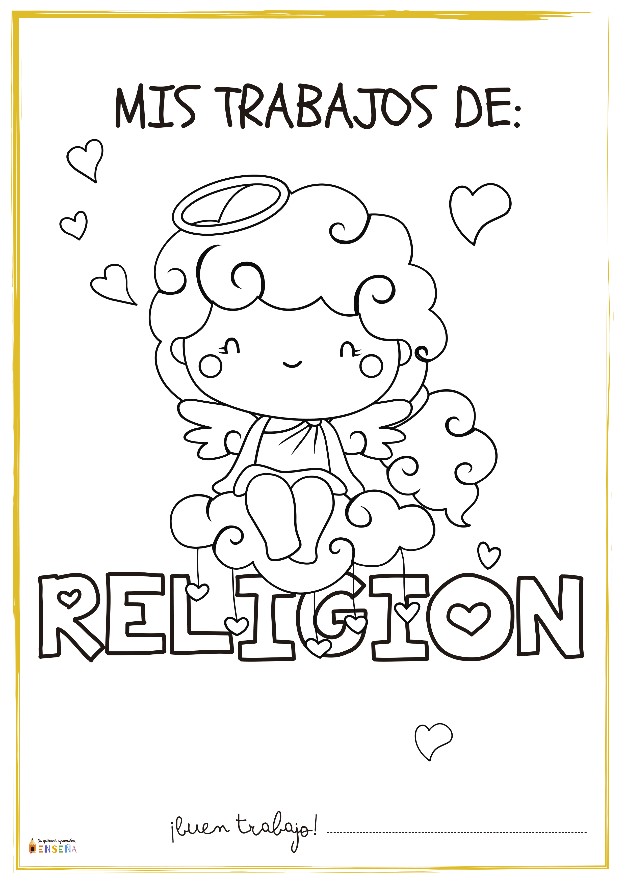 Nuevas portadas de religión - Si quieres aprender, ENSEÑA.