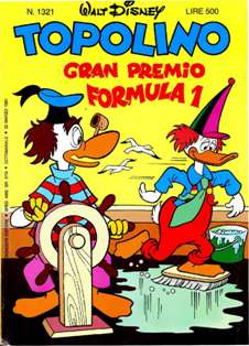 Topolino 1321 - 22 Marzo 1981 | ISSN 1120-611X | CBR 215 dpi | Settimanale | Fumetti Classici | Universo Disney
Numero volumi : IN CORSO
Topolino apparve in Italia il 30 marzo 1930, quando sul n.13 del settimanale torinese Illustrazione del Popolo, diretto da Lorenzo Gigli, fu pubblicata la prima striscia disegnata da Ub Iwerks e intitolata Le avventure di Topolino nella giungla. Due anni dopo si ha il primo libro illustrato italiano con le sue immagini: Sua Altezza Reale il Principe Codarello e, poco più tardi, il 31 dicembre 1932, esce il primo numero di Topolino in formato giornale, edito da Nerbini.
Sulla falsariga del celebre Corriere dei Piccoli, anche Topolino si presentava ai lettori con periodicità settimanale e si apriva con una breve storia in cui le didascalie sono scritte in rima e realizzata da Giove Toppi, che divenne quindi il primo autore Disney italiano. Sul settimanale della Nerbini, comunque, trovano spazio soprattutto le strisce e le tavole realizzate da Floyd Gottfredson. In queste storie vengono anche introdotte delle didascalie in rima, scritte dal primo direttore della rivista, Paolo Lorenzini (detto Collodi Nipote in quanto nipote di Carlo Collodi), e viene anche assegnato il nome definitivo alla spalla di Topolino, ovvero quel Pippo un po' lunatico e un po' svampito che sui libri della Salani veniva ancora chiamato Medoro.
Nerbini non si era assicurato correttamente i diritti di pubblicazione: quando aveva varato la sua rivista, infatti, si era rivolto al Consorzio Cinematografico E.I.A., il distributore dei cortometraggi di Topolino, quando in realtà i diritti per le riviste erano stati dati in mano al giornalista Guglielmo Emanuel dallo stesso Disney. Per cui, per un paio di numeri, la testata passò da Topolino a Topo Lino, per poi riprendere la nota testata con il n.7. Il Topolino Giornale era formato da otto pagine e non conteneva solo storie a fumetti Disney ma anche storie non-Disney che anzi erano di solito la maggioranza delle storie presenti in un numero.
Il numero 137 del Topolino Giornale, dell'11 agosto 1935, segna il passaggio di consegne da Nerbini alla Mondadori. Il fascismo, tuttavia, causò dei problemi al giornale. Dal 1938, il Min.Cul.Pop. (Ministero della Cultura Popolare) impone alla stampa di non editare più i protagonisti del fumetto popolare americano. Il solo Topolino è risparmiato, e così il suo logo e il suo personaggio possono continuare ad esistere nelle edicole italiane, ma in piena seconda guerra mondiale, a partire dal n.476 del 27 gennaio 1942, anche il settimanale è costretto a cedere alle restrizioni. Lo sostituisce Tuffolino, un ragazzetto dalle medesime caratteristiche fisiche, disegnato dal grande illustratore Pierlorenzo De Vita. Con la fine del fascismo, le avventure di Topolino poterono di nuovo essere pubblicate.
Alla fine degli anni quaranta, però, i giornali a fumetti che pubblicavano storie a puntate di non più di due tavole ad episodio erano irrimediabilmente in crisi, e così lo stesso Topolino, le cui vendite erano di gran lunga calate rispetto al periodo d'oro. Mondadori, però, non poteva rinunciare alla rivista da edicola per non perdere i ricchi diritti delle pubblicazioni da libreria, così decise un doloroso ma necessario cambio di formato e periodicità. Nel 1949 nasce così il periodico a fumetti Topolino formato libretto, all'inizio con cadenza mensile, quindi quindicinale e, infine, settimanale, fino a giungere a oggi al suo sessantesimo anniversario e con oltre 3000 numeri usciti, ricchi di storie tra le più famose, con autori da Carl Barks a Romano Scarpa, da Floyd Gottfredson a Giovan Battista Carpi e così via.