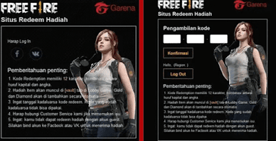 masukan kode redeem free fire untuk mendapatkan 500 gold