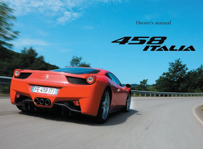 Ferrari 458 Italia Owners Manual