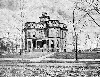 The original Battin High School building, Elizabeth, NJ. In use from 1889 to 1913.