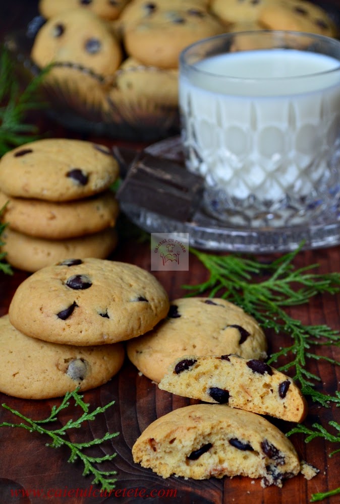 Cookies Fursecuri Americane Cu Ciocolata Caietul Cu Retete