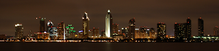 San Diego City at Night Taken By Sam Shuey