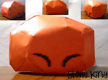 SSB Stone Kirby Papercraft