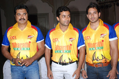 Surya @ Chennai Rhinos Team Launch photos