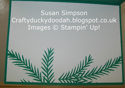 Stampin' Up! UK Independent Demonstrator Susan Simpson, Craftyduckydoodah!, Christmas Pines, Pretty Pines Thinlets, Supplies available 24/7, 