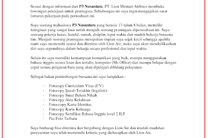 Contoh Surat Lamaran Yang Baik Dan Benar Harus Ditinjau Dari Segi Nusagates