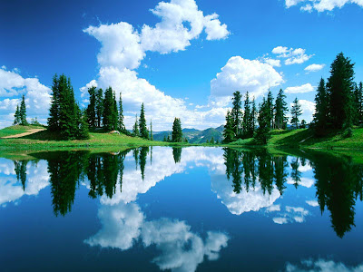 clouds reflection normal resolution hd wallpaper