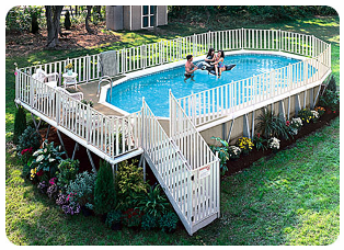 above-ground swimming pool
