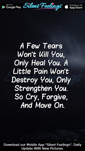 A Few Tears  Won't Kill You