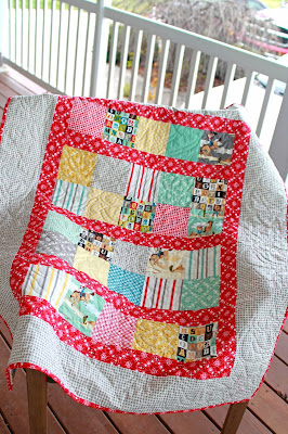 Girls in the Garden quilt from Riley Blake Sasparilla fabric