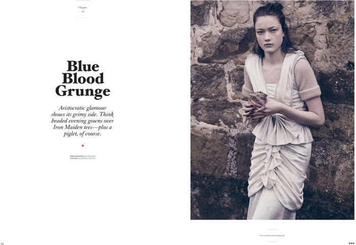 Yumi Lambert by Ben Weller — Blue Blood Grunge 