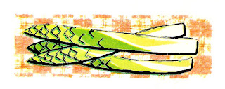 asparagus clip art digital