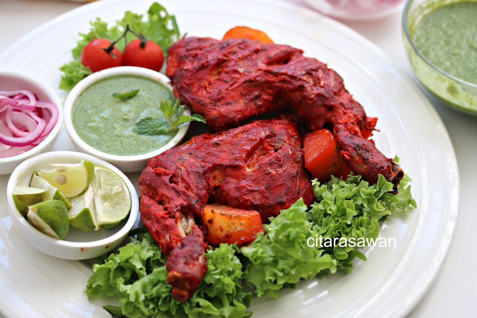 Ayam Tandoori / Tandoori Chicken ~ Resepi Terbaik