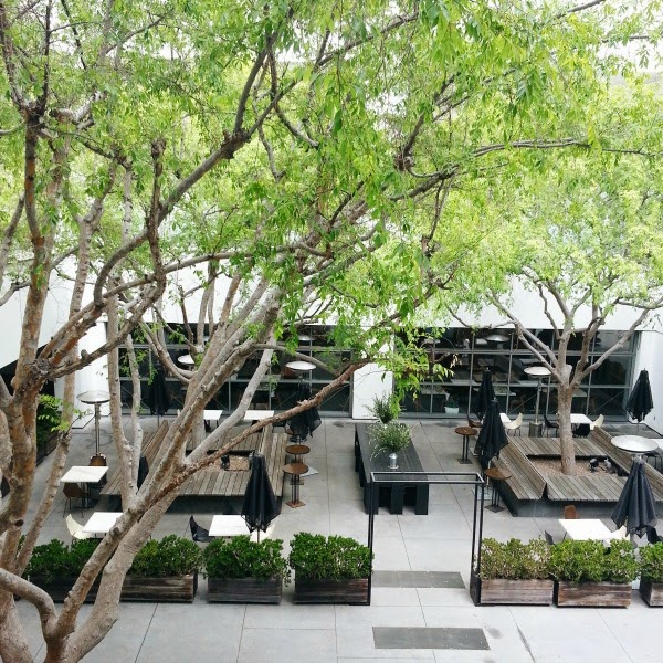 Hammer Museum in Westwood // Outdoor Restaurant