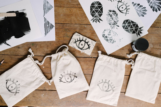 block printing DIY