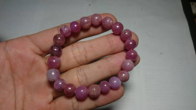 Chuỗi đeo tay đá Ruby Hồng Ngọc