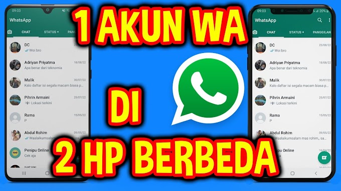 Cara Membuat 1 akun WhatsApp di 2 HP Android Yang Berbeda