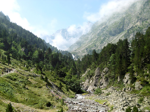 View up the Oulettes valley, Hautes-Pyrenees, France. Photo by Loire Valley Time Travel.