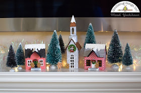 Doodlebug Design: Christmas Village Houses by Mendi Yoshikawa (using Sizzix Dies & Patterned Papers from various Doodlebug collections).