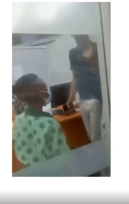 Man Stripes Himself N@ked In The Bank To Protest Illegal Withdrawal From His Account (Watch Video) 