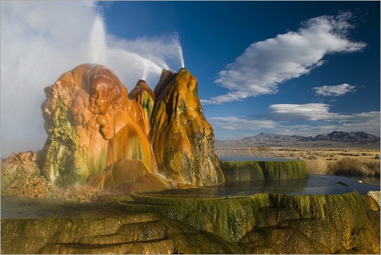Fly Geyser in Black Rock Desert 12