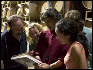 Alexander Payne con el reparto de Entre copas