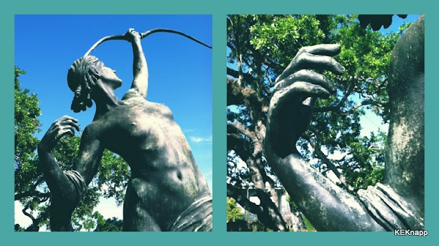 Bronze ~ Diana of the Hunt at the Cummer Museum of Art and Gardens,  Jacksonville Florida