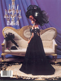 Vestido de Época Para Barbie Revista Crochet Collector Costume Volume 76