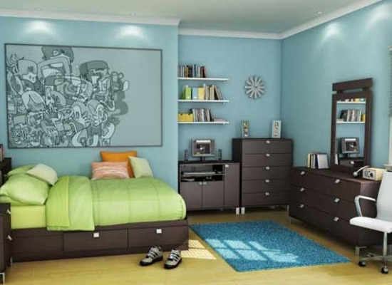  Gambar  Desain Interior Kamar Rumah Kayu Mainan  Anak 