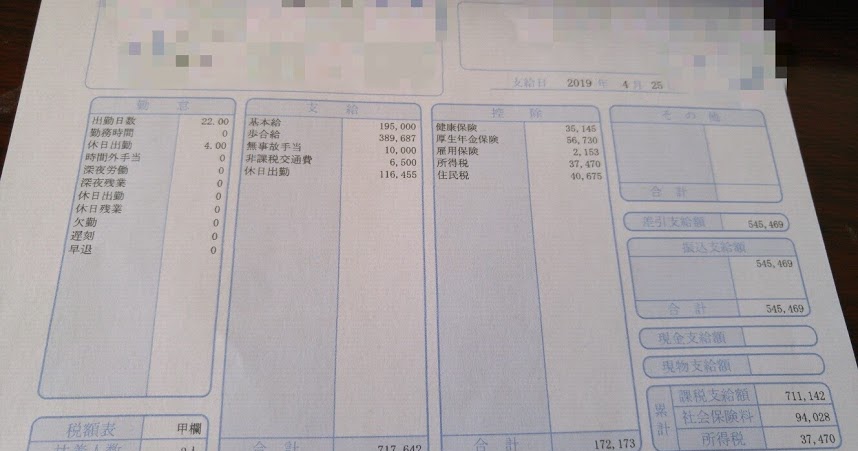 東京で働く タクシードライバーの給料明細 トップクラスの給料明細です こんなにもらえるなんて 東京のタクシー運転手に転職