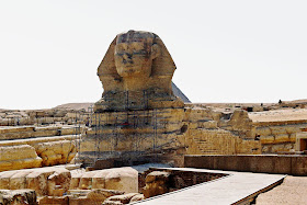 Sphinx at Giza in Egypt