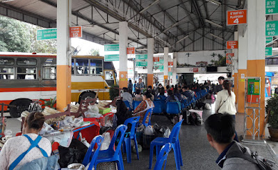 Nan Busstation in Nan, North Thailand