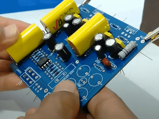 DiY PCB  LM1875 gainclone amplifier + Cmoy preamp